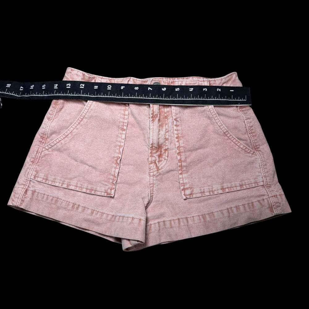 American Eagle Outfitters Pink Corduroy Super Stretch Utility Shorts Size 0 - Picture 6 of 7